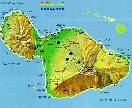map of Maui