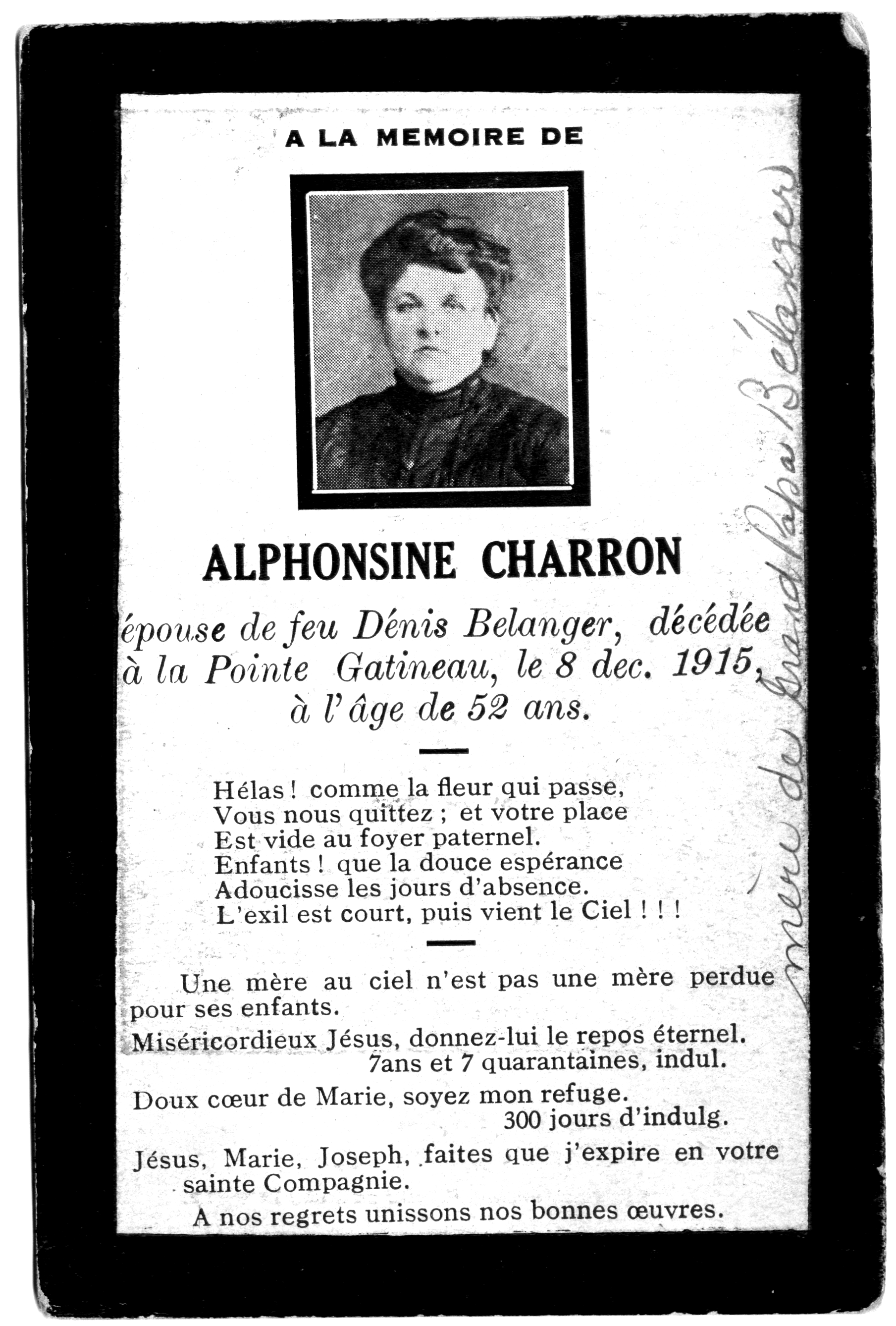 Obituary: Alphonsine Charron