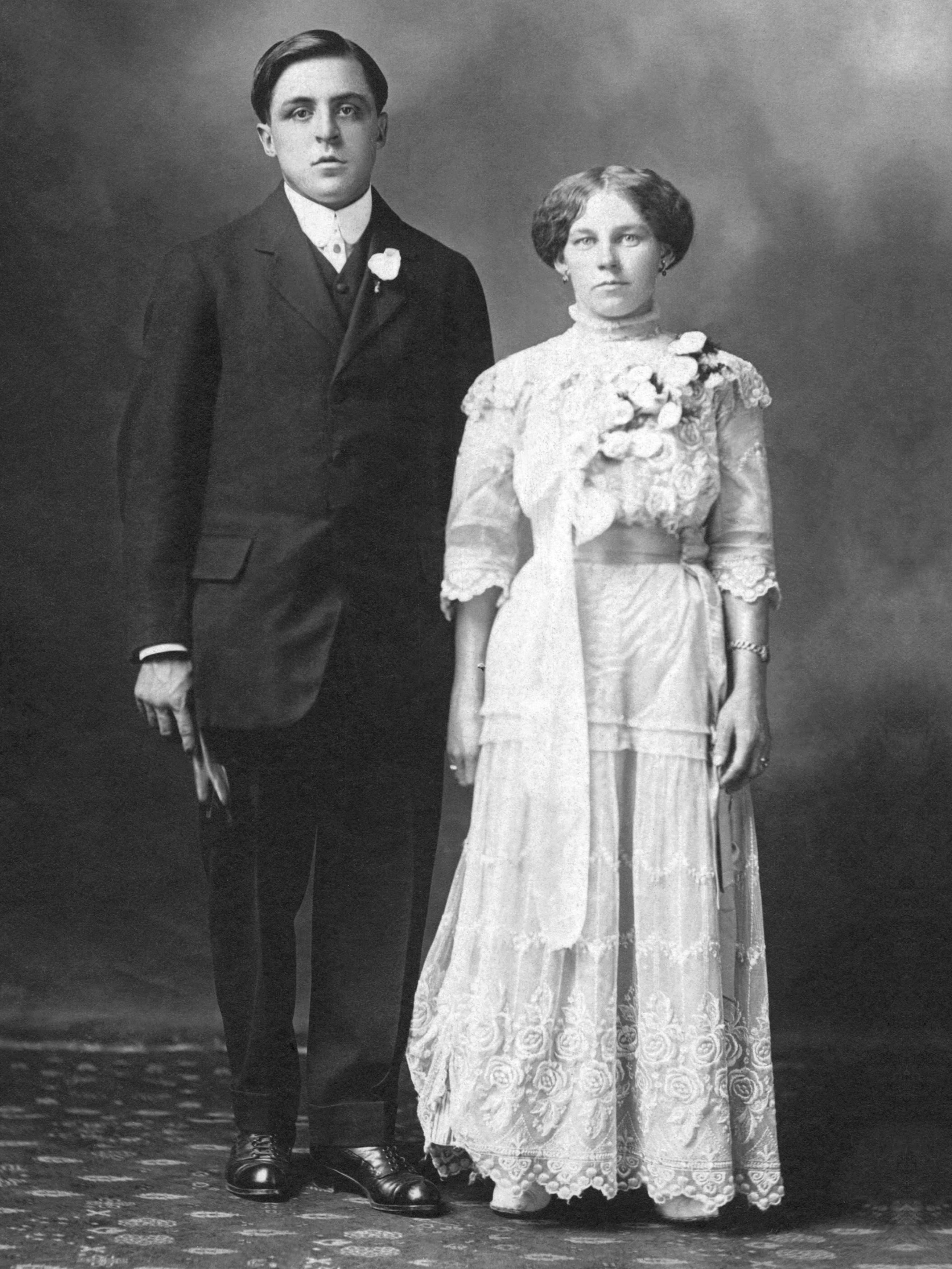 Wedding of Albina Boisvenue and Edmond Bélanger