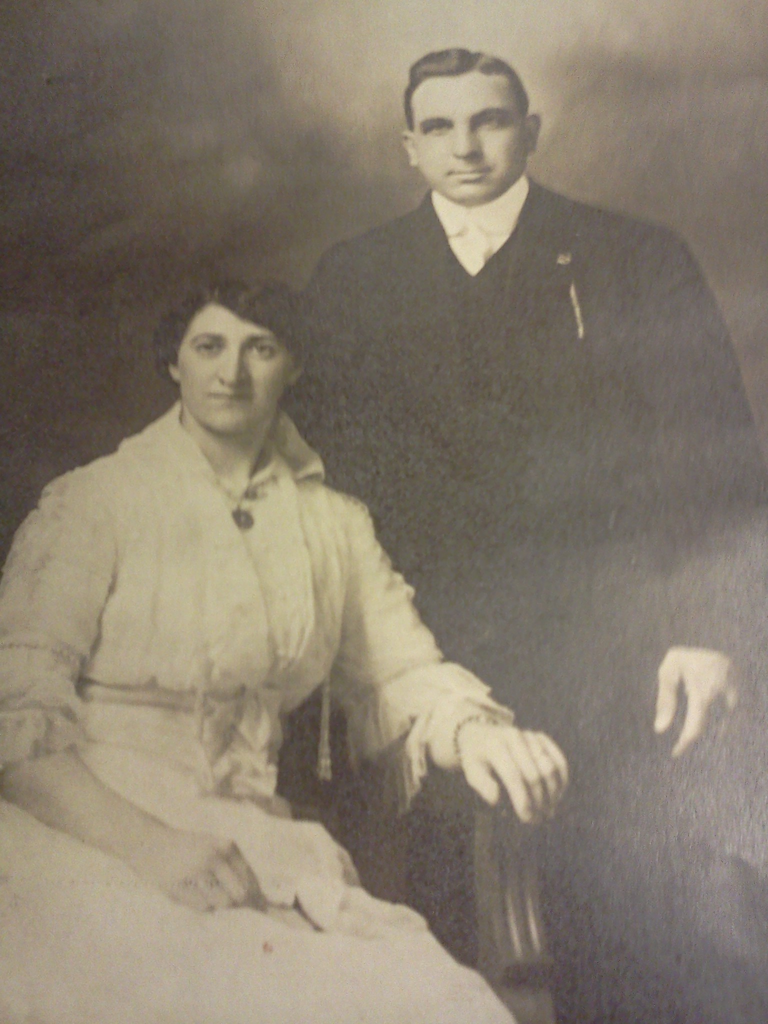Anna Dupéré et Arthur Auger, 1915