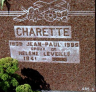 Headstone for Jean-Paul Charette and Hélène Léveillé